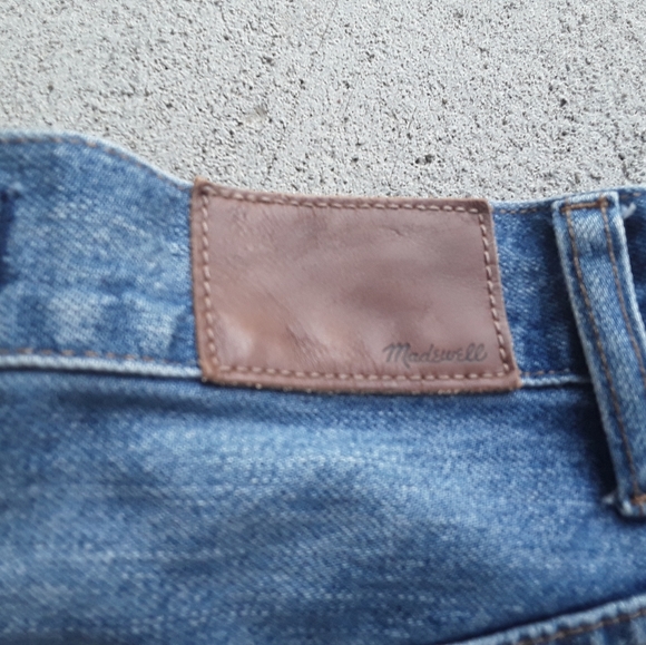 Madewell Rigid Skinny Raw Hem Distressed Jean's 25 Taller - Picture 7 of 11